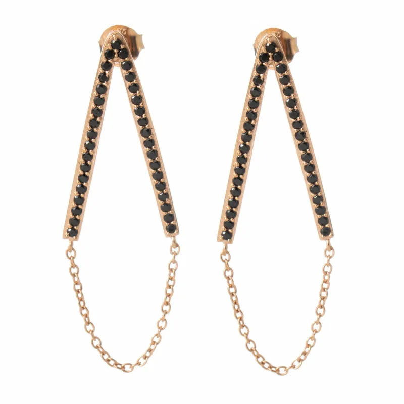 Ladies' Earrings Sif Jakobs E1009-BK-RG 3 cm